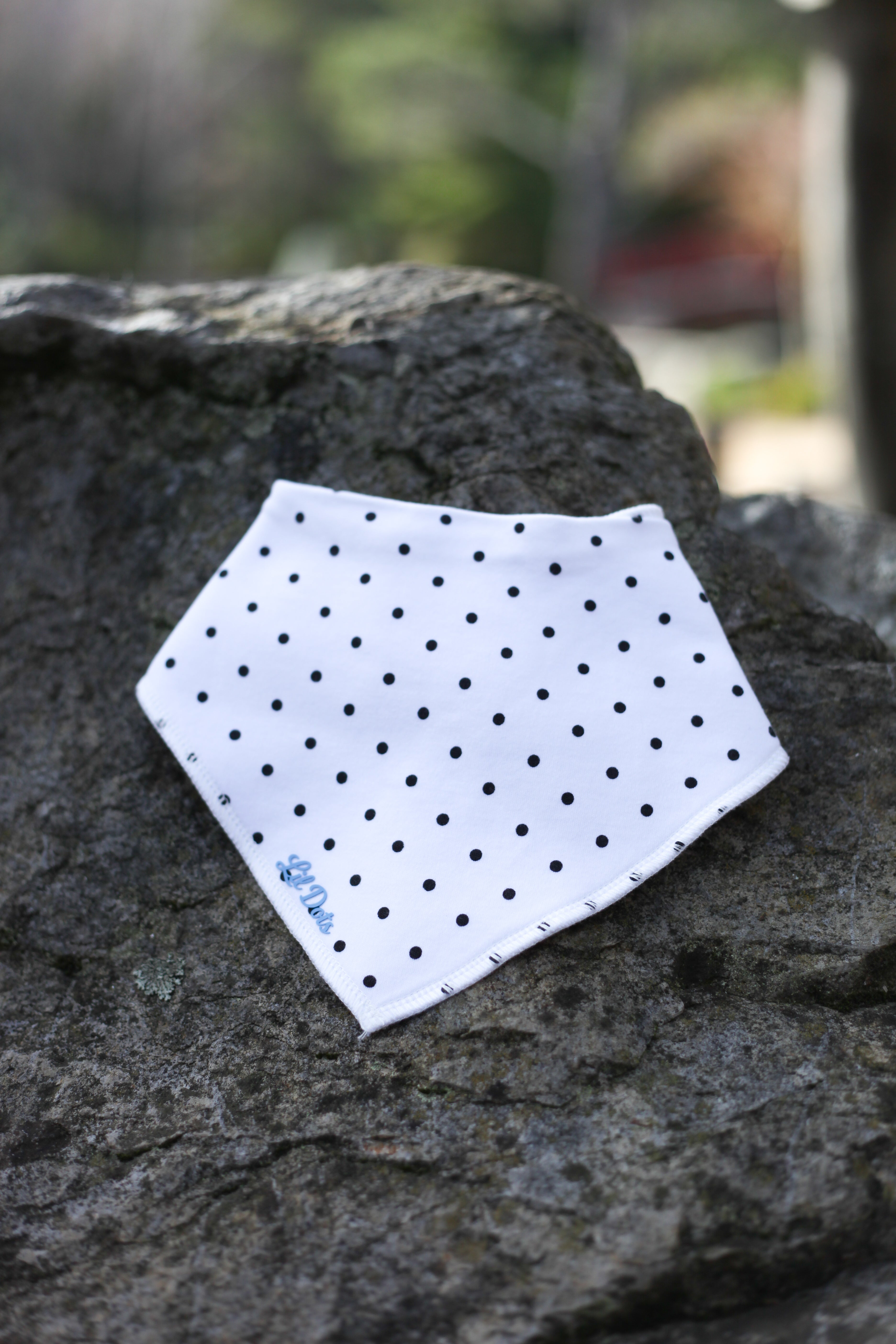 Lil Dots Dribble Bibs - Soft, Stylish & Made for Everyday Messes.