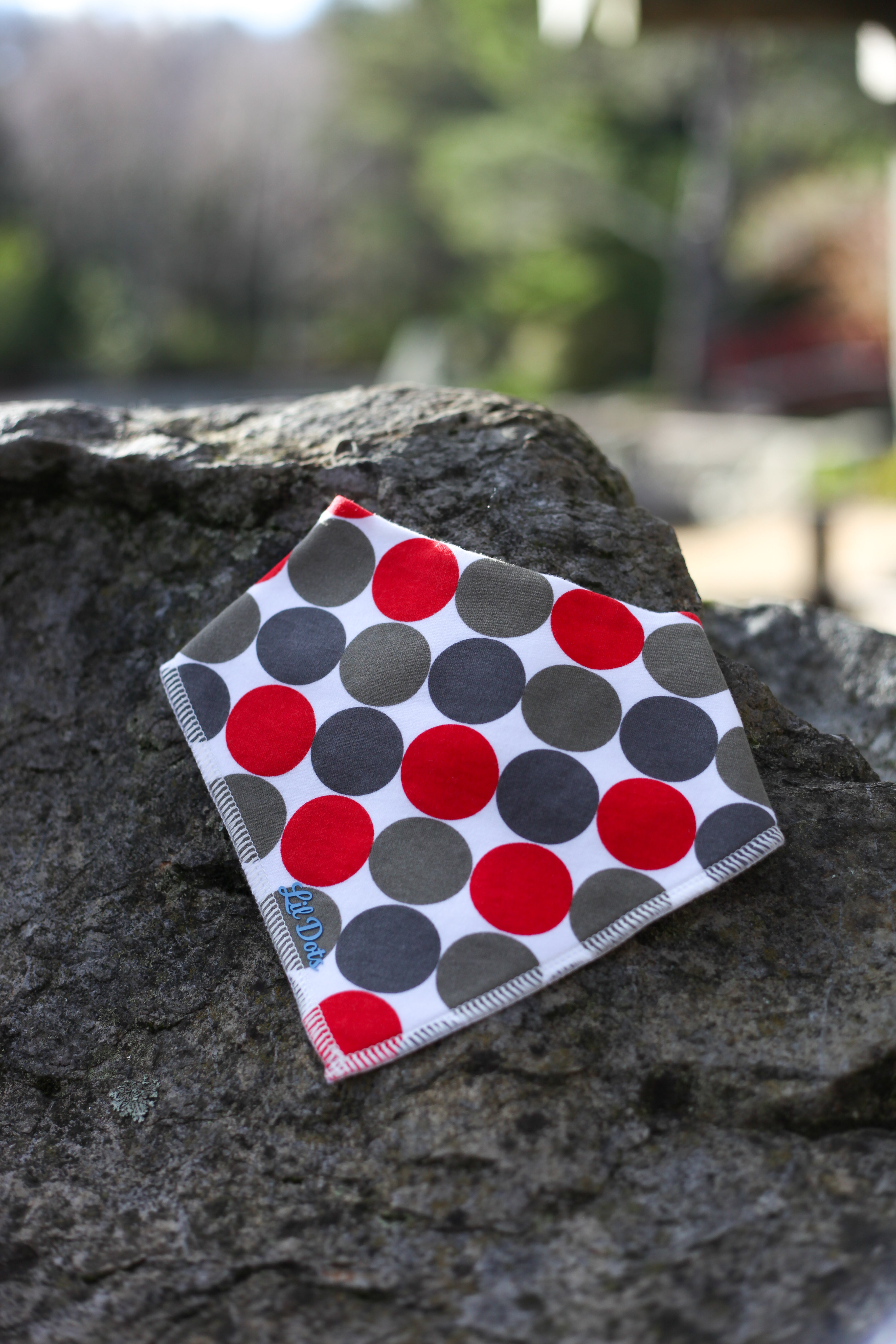 Lil Dots Dribble Bibs - Soft, Stylish & Made for Everyday Messes.